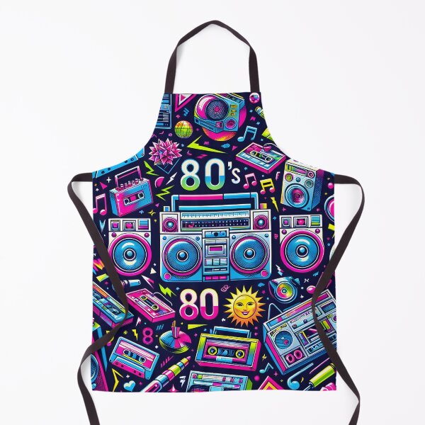 Item preview, 80s Music Pattern designed and sold by ParenthoodPuns.