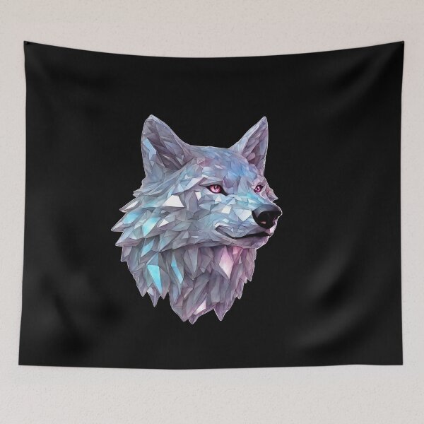 Item preview, Crystal wolf designed and sold by Wiesława Smolińska.