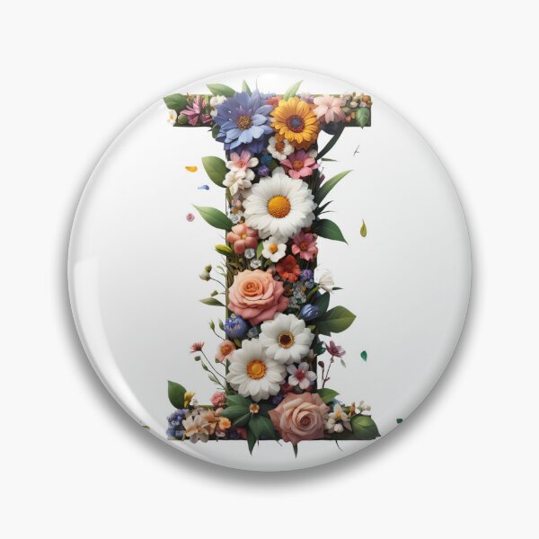 Item preview, Letter “I” containing flowers designed and sold by yeekazar.