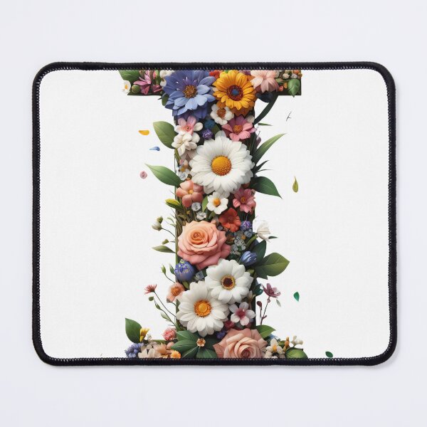 Item preview, Letter “I” containing flowers designed and sold by yeekazar.