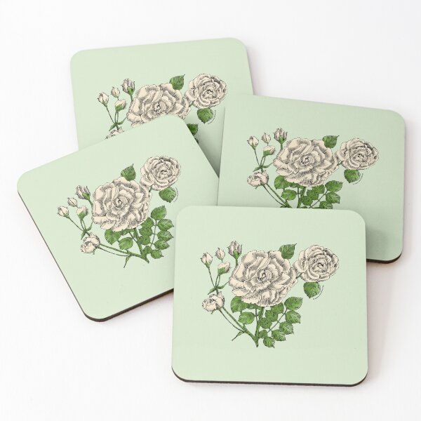 Item preview, Cream Flat Rose Bloom Double 16-25 Petals In 3+ Rows designed and sold by zenithcreative.