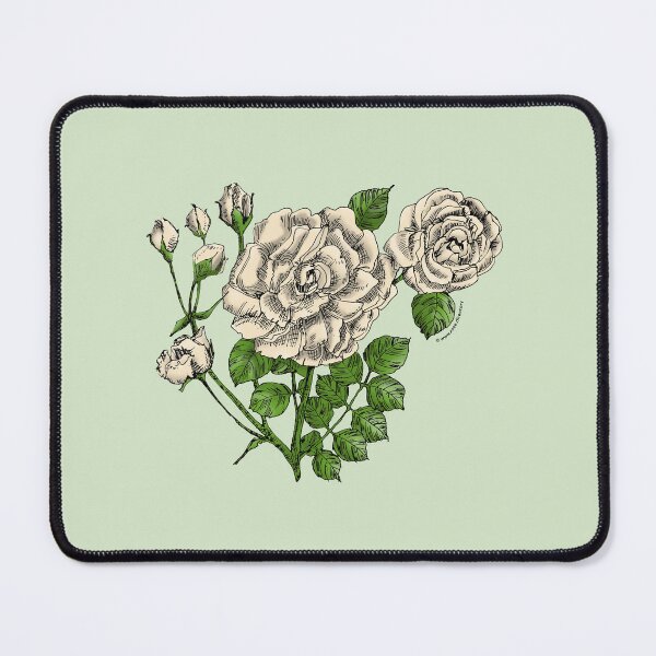 Item preview, Cream Flat Rose Bloom Double 16-25 Petals In 3+ Rows designed and sold by Rachael Taylor.