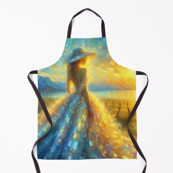 Item preview, Lady with hat in Tuscan Sunset designed and sold by ki-mer-a.