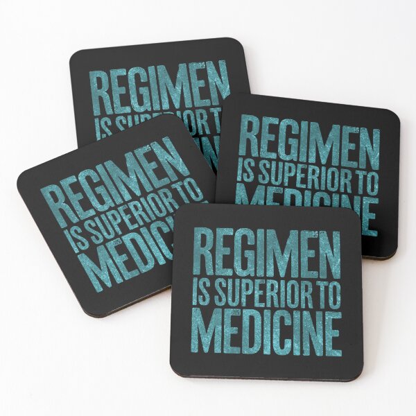 Item preview, Regimen is superior to medicine. v.5 designed and sold by x1brett.