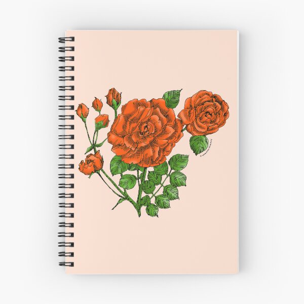 Item preview, Orange Flat Rose Bloom Double 16-25 Petals In 3+ Rows designed and sold by Rachael Taylor.
