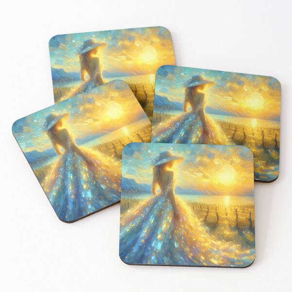 Item preview, Lady with hat in Tuscan Sunset  designed and sold by ki-mer-a.