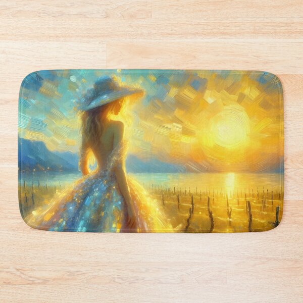 Item preview, Lady with hat in Tuscan Sunset  designed and sold by ki-mer-a.