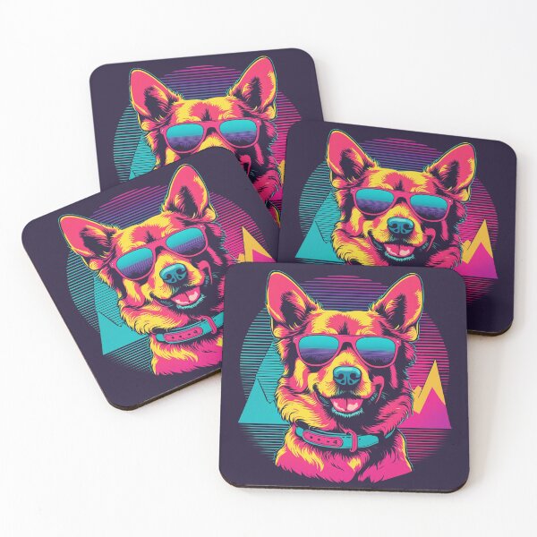 Item preview, Canine glasses the perfect finishing touch for your furry friend's elegant look, elevating their appearance to new heights of sophistication and style for all occasions designed and sold by Pulsant  Paintings.