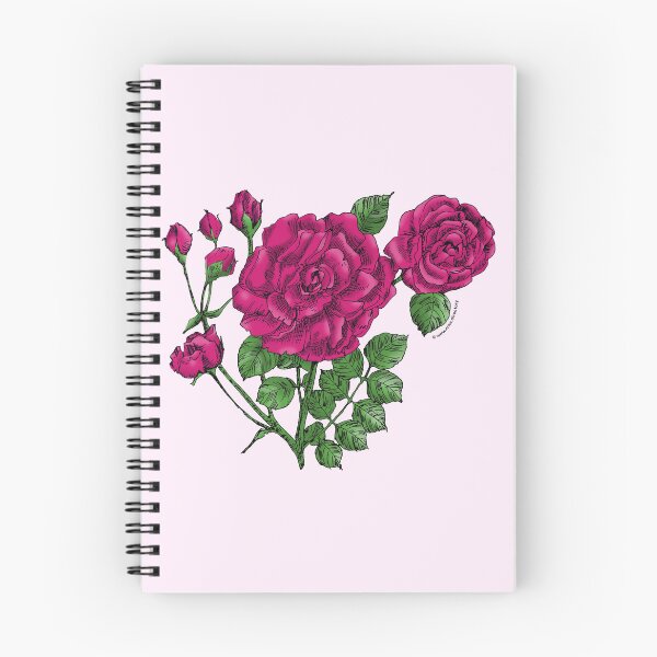 Item preview, Deep Pink Flat Rose Bloom Double 16-25 Petals In 3+ Rows designed and sold by Rachael Taylor.