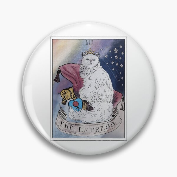 Item preview, The Empress Cat Tarot Card Funny Cat Lover Cat Mom Cat Lady designed and sold by redlinecs.
