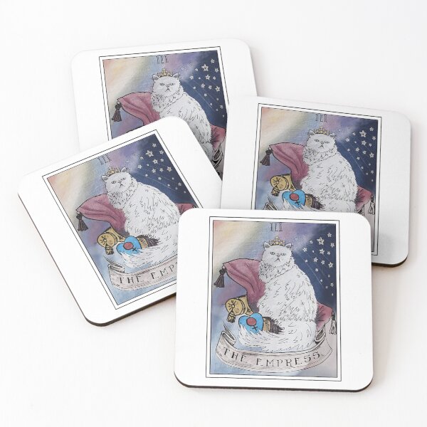 Item preview, The Empress Cat Tarot Card Funny Cat Lover Cat Mom Cat Lady designed and sold by redlinecs.
