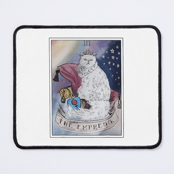 Item preview, The Empress Cat Tarot Card Funny Cat Lover Cat Mom Cat Lady designed and sold by redlinecs.
