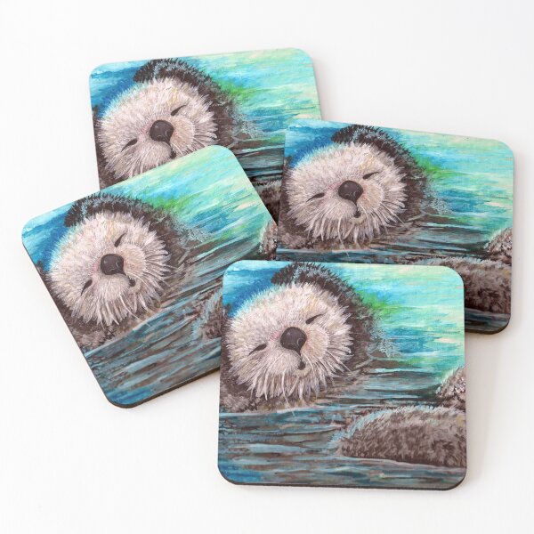 Item preview, Otter Siesta designed and sold by ArtByBeatriz.