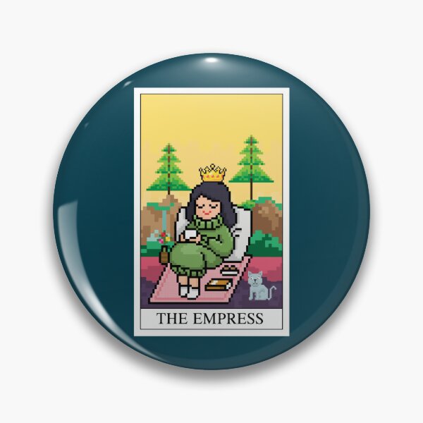 Item preview, The empress pixel game tarot card designed and sold by redlinecs.
