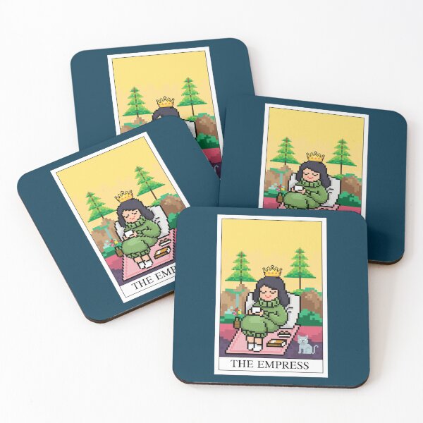 Item preview, The empress pixel game tarot card designed and sold by redlinecs.
