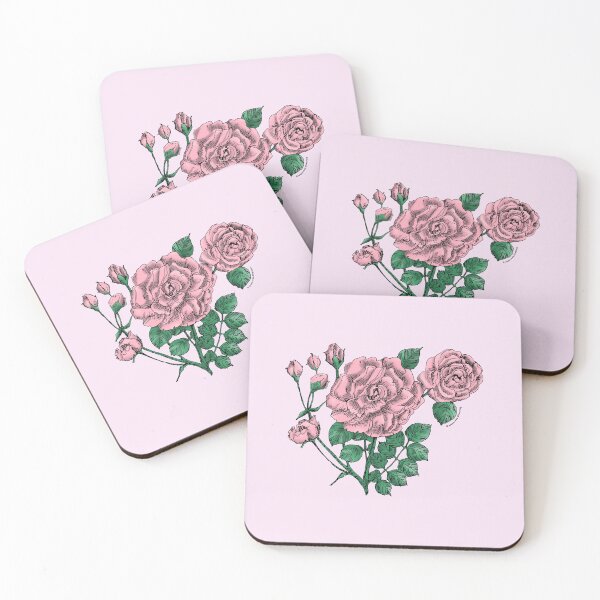 Item preview, Light Pink Flat Rose Bloom Double 16-25 Petals In 3+ Rows designed and sold by zenithcreative.