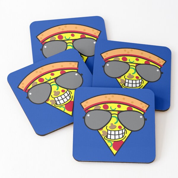 Item preview, Cool Pizza Slice Dude Character designed and sold by HotHibiscus.
