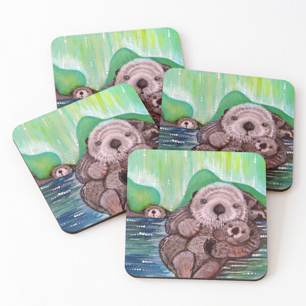 Item preview, Otter Aurora designed and sold by ArtByBeatriz.
