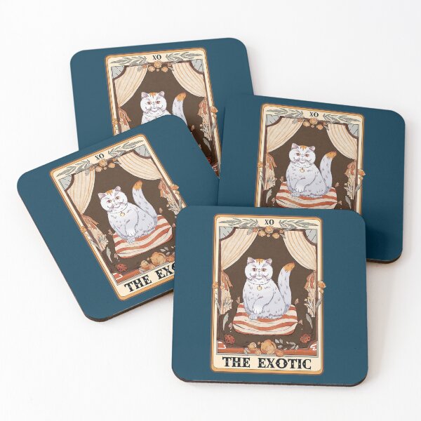 Item preview, The Exotic Tarot Card Exotic Shorthair Lover Exotic Cat Mom designed and sold by redlinecs.