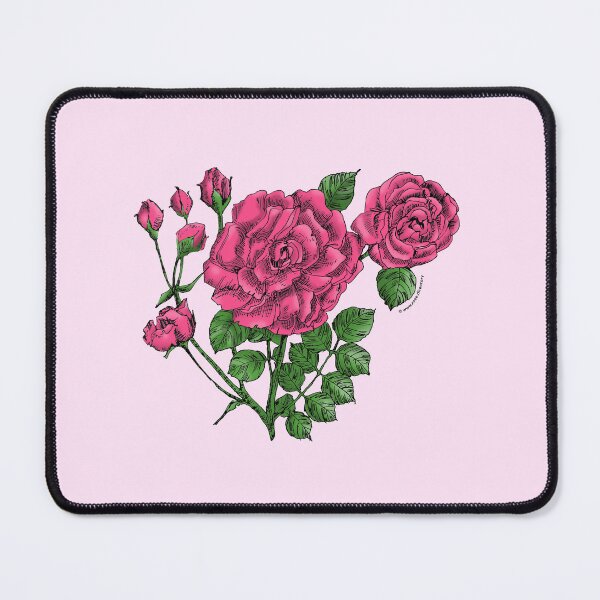 Item preview, Mid Pink Flat Rose Bloom Double 16-25 Petals In 3+ Rows designed and sold by Rachael Taylor.