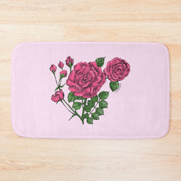 Item preview, Mid Pink Flat Rose Bloom Double 16-25 Petals In 3+ Rows designed and sold by Rachael Taylor.