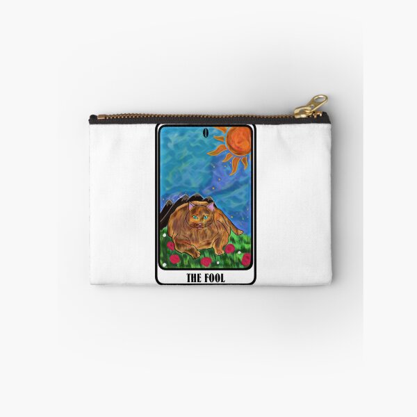 Item preview, The fool cat tarot card designed and sold by redlinecs.