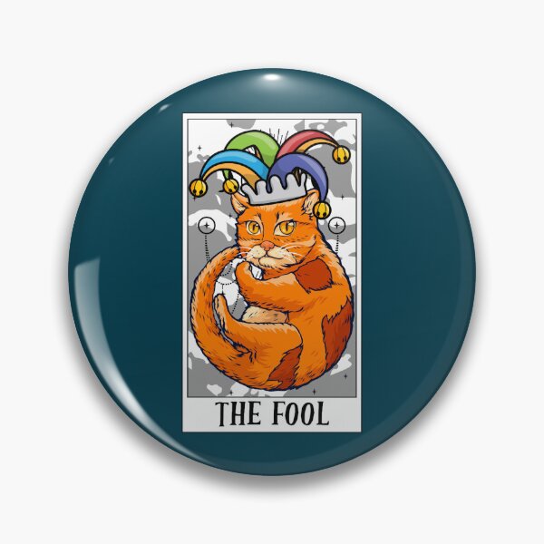 Item preview, The Fool Tarot Card Funny Cat Tarot Card A Tarot Cards Lover designed and sold by redlinecs.