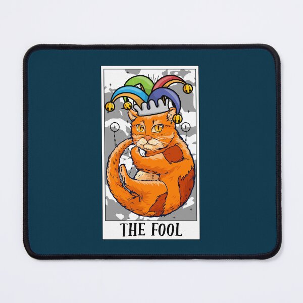 Item preview, The Fool Tarot Card Funny Cat Tarot Card A Tarot Cards Lover designed and sold by redlinecs.