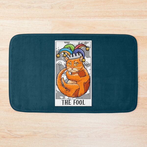 Item preview, The Fool Tarot Card Funny Cat Tarot Card A Tarot Cards Lover designed and sold by redlinecs.