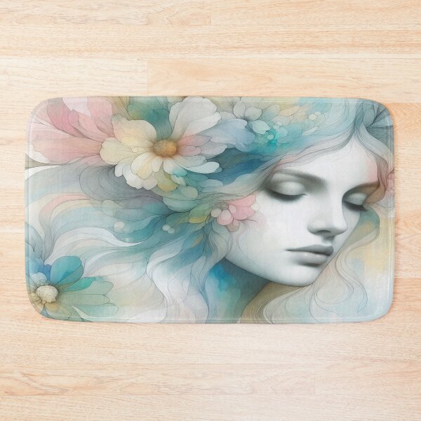 Item preview, Vibrant Female Portrait: An oil painting full of color and emotion designed and sold by FotoworldEdel.