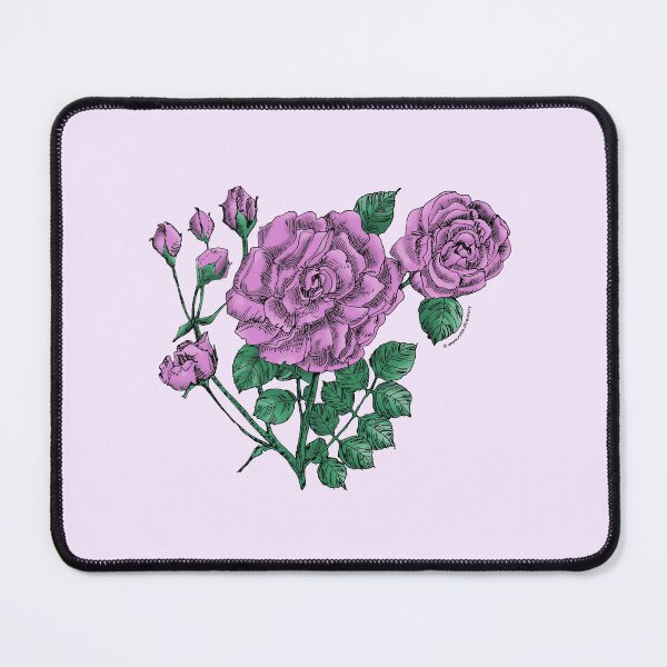 Item preview, Purple Flat Rose Bloom Double 16-25 Petals In 3+ Rows designed and sold by Rachael Taylor.