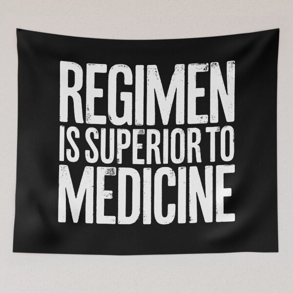 Item preview, Regimen is superior to medicine. v.9 designed and sold by x1brett.