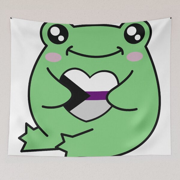 Item preview, Demisexual Pride Frog designed and sold by Kay Saunders.