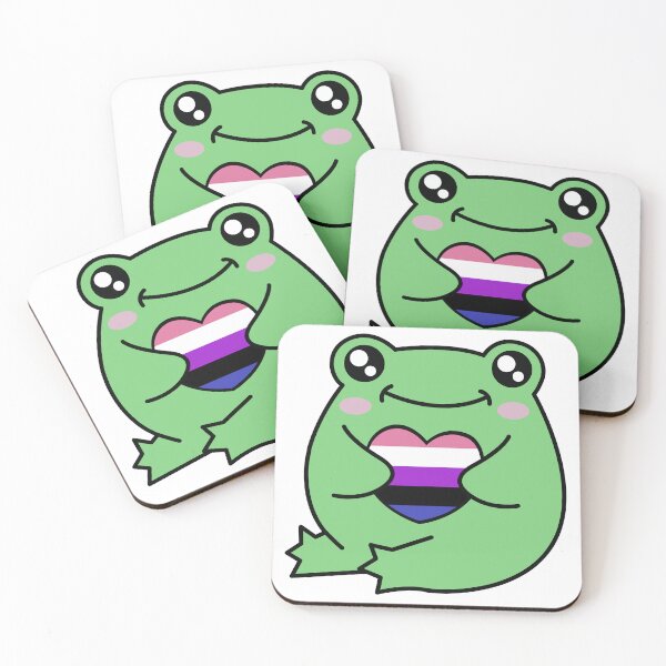 Item preview, Genderfluid Pride Frog designed and sold by Kay Saunders.