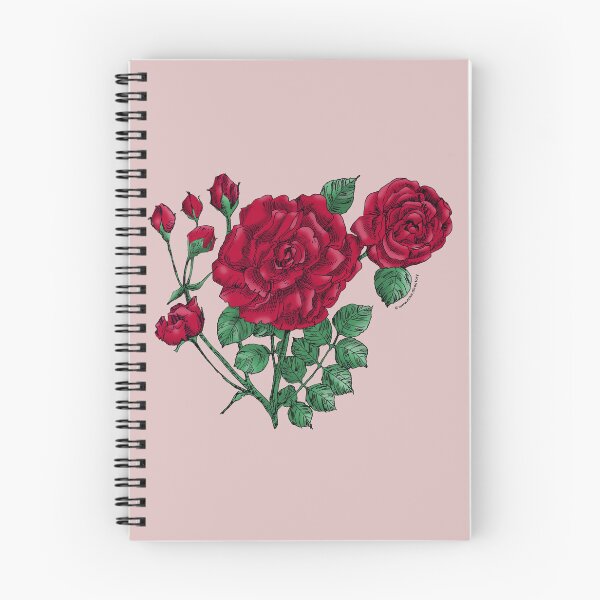 Item preview, Dark Red Flat Rose Bloom Double 16-25 Petals In 3+ Rows designed and sold by Rachael Taylor.