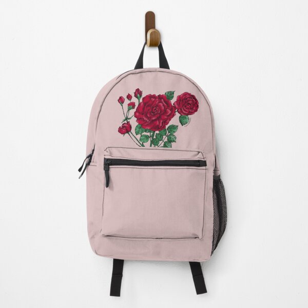Item preview, Dark Red Flat Rose Bloom Double 16-25 Petals In 3+ Rows designed and sold by Rachael Taylor.