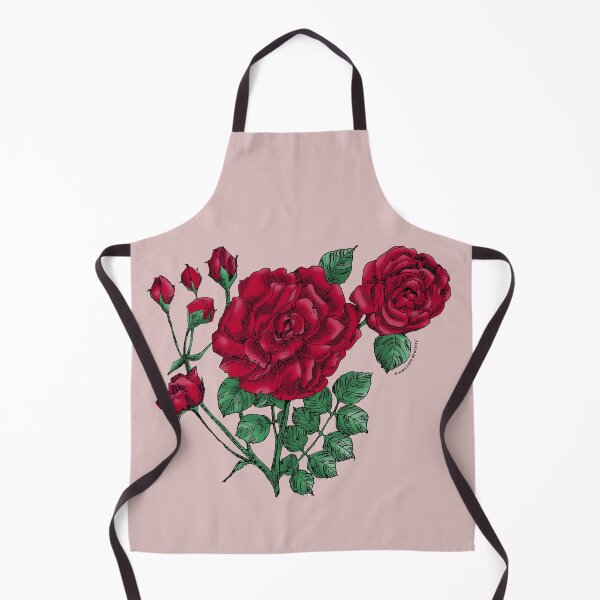 Item preview, Dark Red Flat Rose Bloom Double 16-25 Petals In 3+ Rows designed and sold by Rachael Taylor.