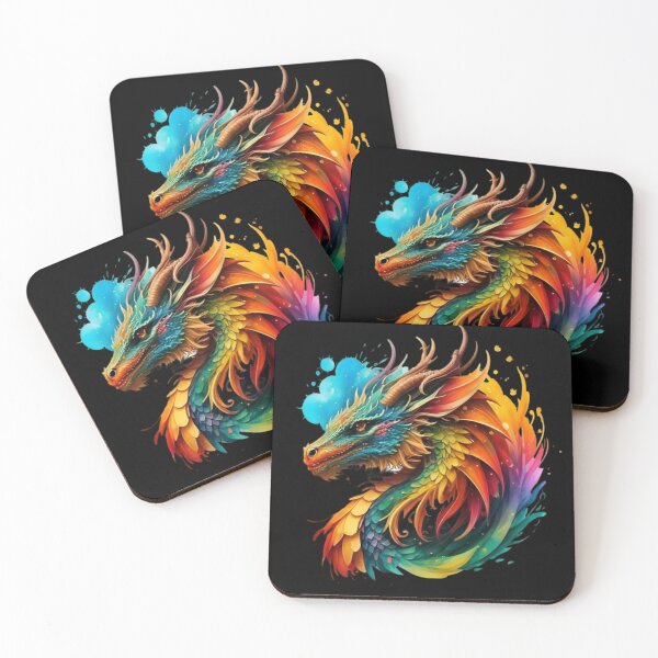 Item preview, Rainbow Dragon - Black designed and sold by FoxfireStardust.
