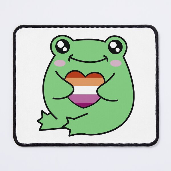 Item preview, Lesbian Pride Frog designed and sold by Kay Saunders.
