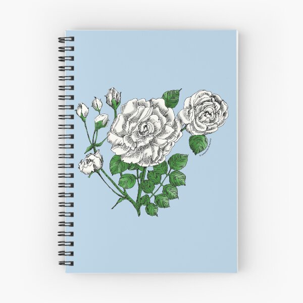 Item preview, White Flat Rose Bloom Double 16-25 Petals In 3+ Rows designed and sold by Rachael Taylor.