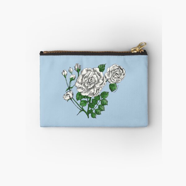 Item preview, White Flat Rose Bloom Double 16-25 Petals In 3+ Rows designed and sold by Rachael Taylor.