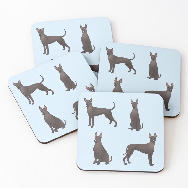 Item preview, Xoloitzcuintli cute mexican hairless dog pack designed and sold by Yaragold.