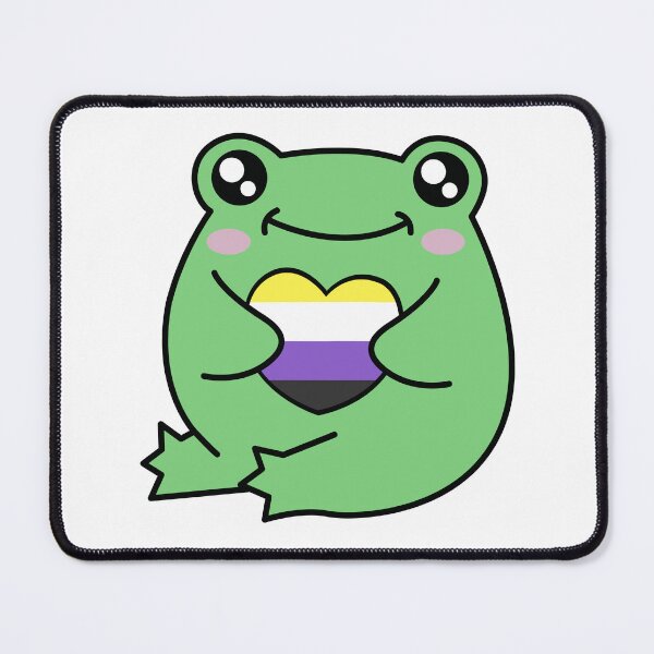 Item preview, Non-Binary Pride Frog designed and sold by Kay Saunders.