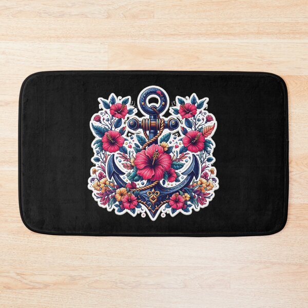 Item preview, Floral Anchor Nautical Lover's Delight designed and sold by styleonestaa.