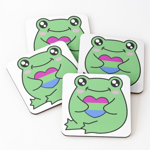 Item preview, Polysexual Pride Frog designed and sold by Kay Saunders.