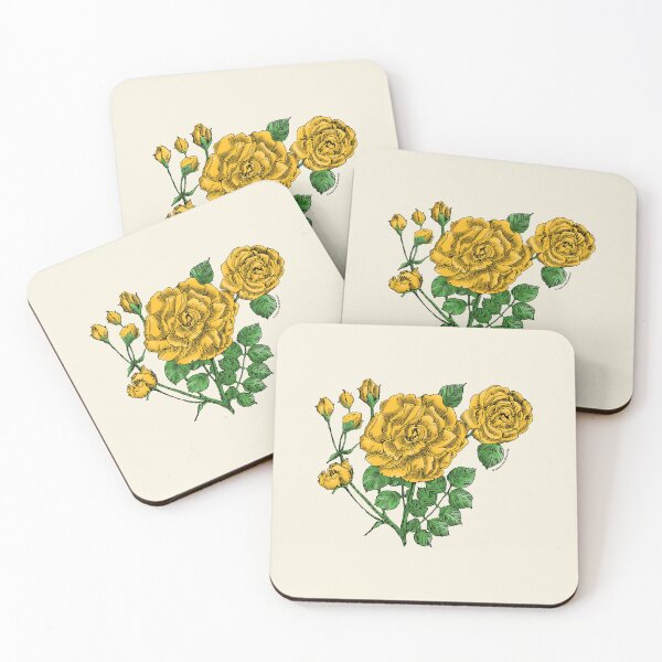 Item preview, Yellow Flat Rose Bloom Double 16-25 Petals In 3+ Rows designed and sold by zenithcreative.