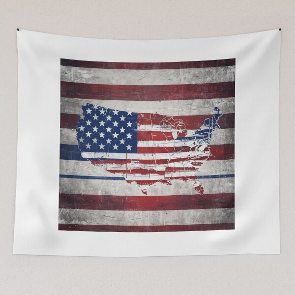 Item preview, American Map Flag designed and sold by LuxProCoolShirt.