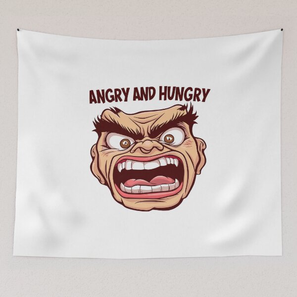 Item preview, Angry and hungry face designed and sold by Balpa.