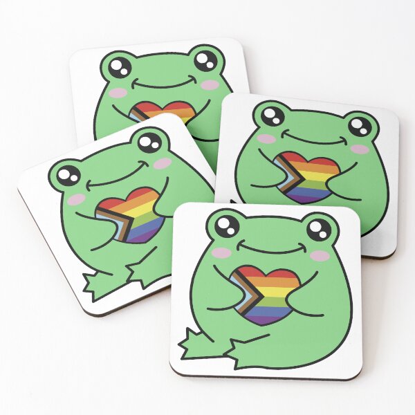 Item preview, Queer Rainbow Pride Frog designed and sold by Kay Saunders.