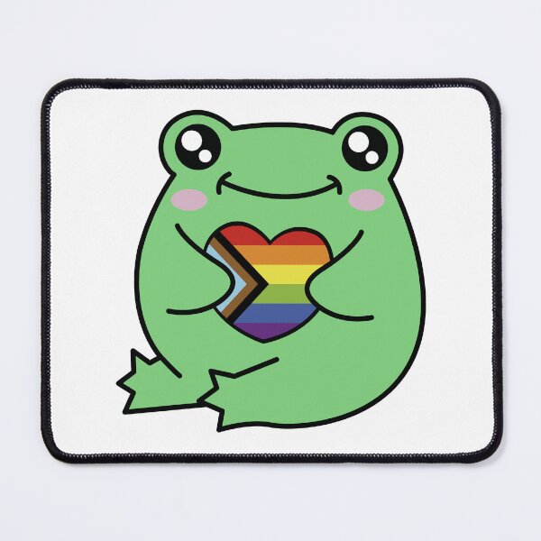 Item preview, Queer Rainbow Pride Frog designed and sold by Kay Saunders.